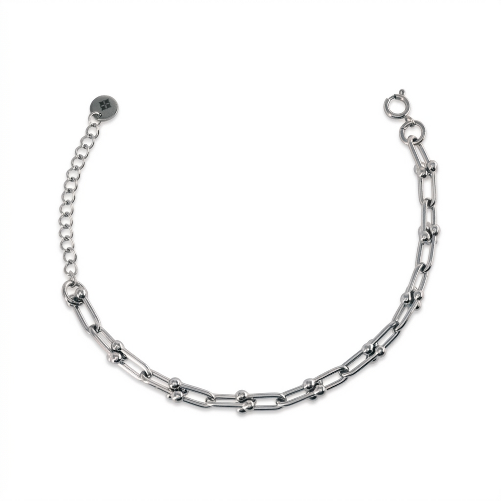 STATEMENT WHITEGOLD BRACELET