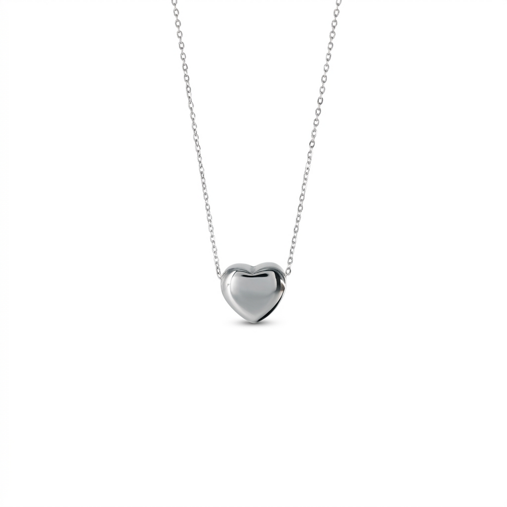 Heart Slide Pendant Necklace
