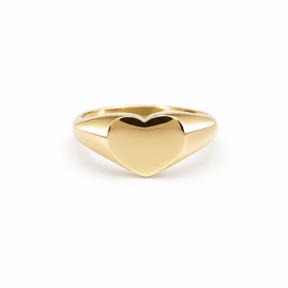 LUANA GOLD HEART RING