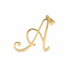 LUXURY LETTER PENDANT