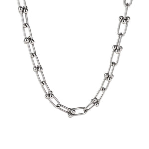 STATEMENT WHITEGOLD NECKLACE
