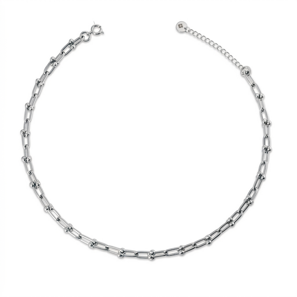 STATEMENT WHITEGOLD NECKLACE