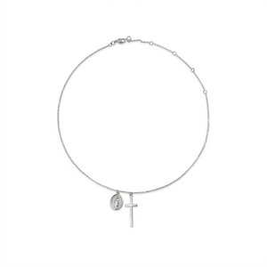 SACRED GUARD WHITEGOLDNECKLACE