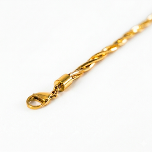 POWER TWISTED GOLD BRACELET