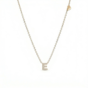 GOLD DEMURE LETTER NECKLACE