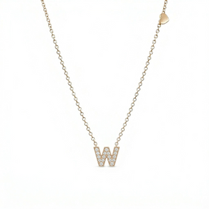 GOLD DEMURE LETTER NECKLACE