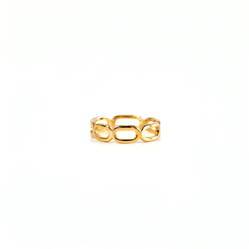 DAINTY LINK GOLD RING