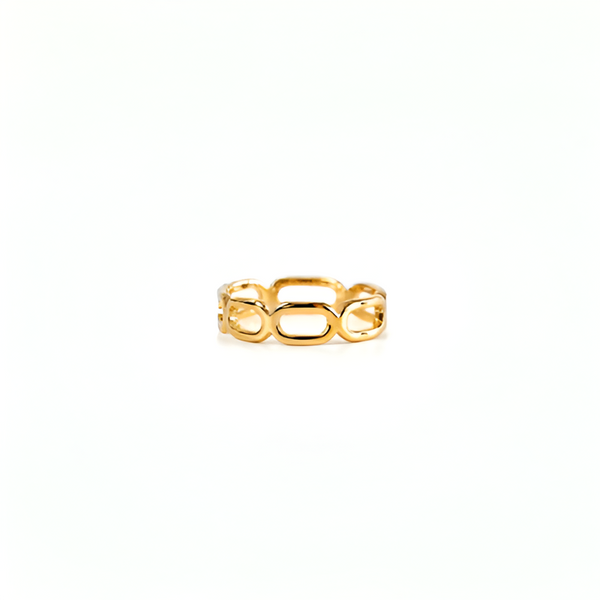 DAINTY LINK GOLD RING