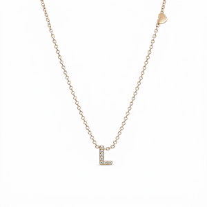 GOLD DEMURE LETTER NECKLACE