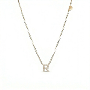 GOLD DEMURE LETTER NECKLACE
