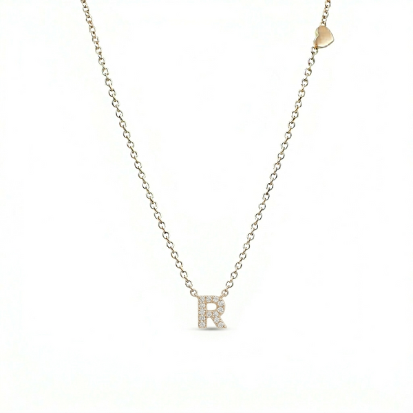 GOLD DEMURE LETTER NECKLACE