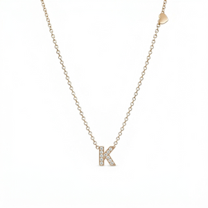 GOLD DEMURE LETTER NECKLACE