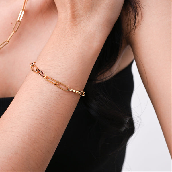 BOLDER DAINTY LINK BRACELET