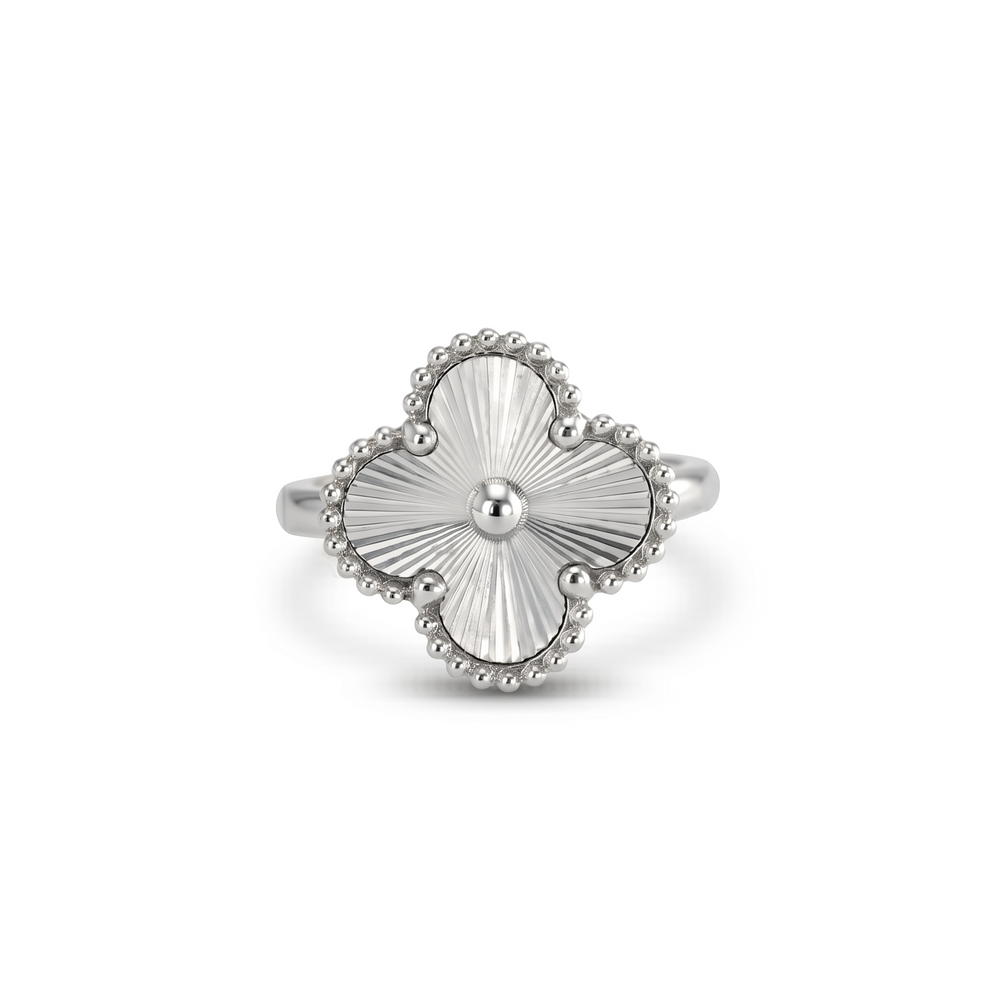 CLOVER WHITE GOLD ADJUSTABLE