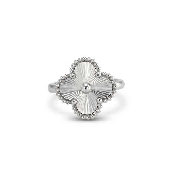 CLOVER WHITE GOLD ADJUSTABLE