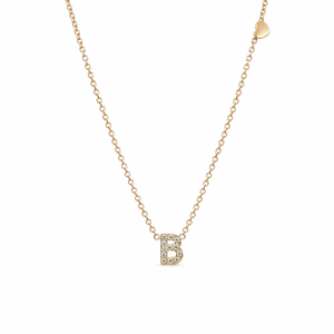 GOLD DEMURE LETTER NECKLACE