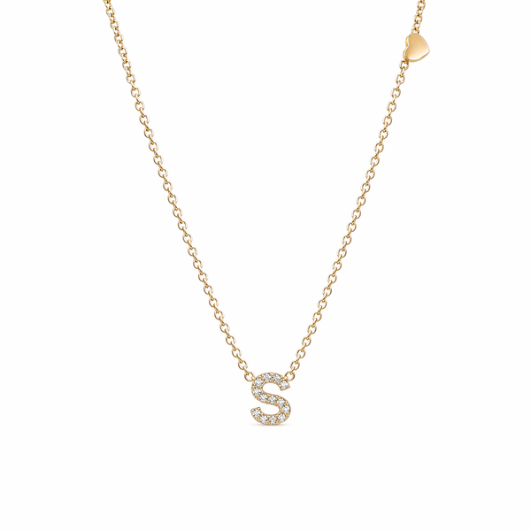 GOLD DEMURE LETTER NECKLACE